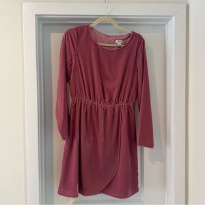 NWT velvet J.Crew dress